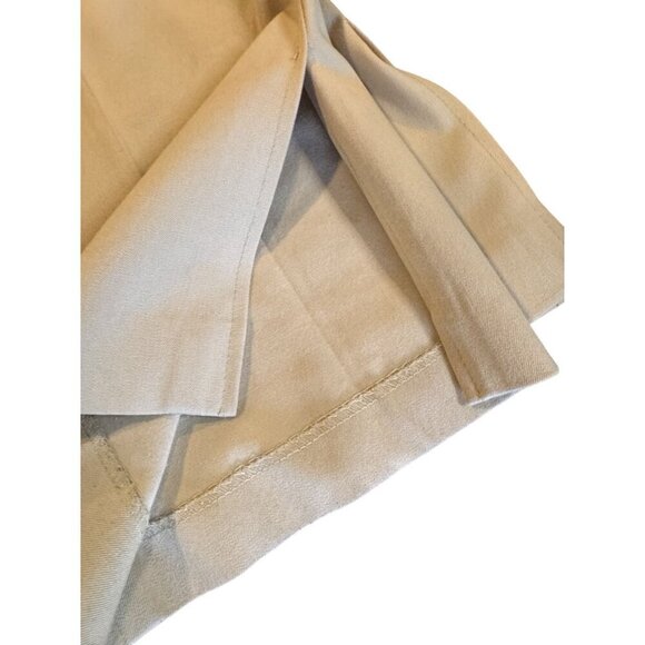 Fabrizio Gianni Womens Beige Double Button Closure Classic Fit Pants Size 12 - Picture 8 of 8